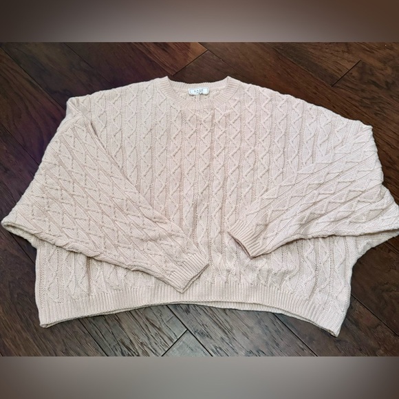 Sage The Label Over Size Sweater Size Small May have been a sample Blush NEW - Picture 3 of 5